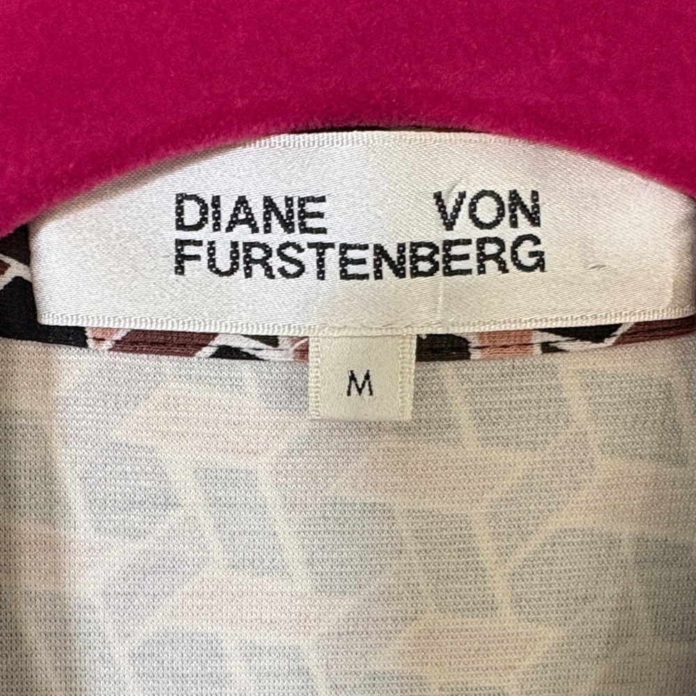 Diane Von Furstenberg Black and Pink Jumpsuit - Picture 2 of 6